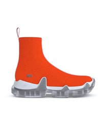Мужские оранжевые высокие кеды от Swear