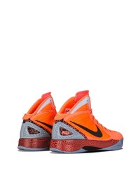 Мужские оранжевые высокие кеды от Nike