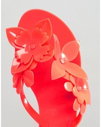 Оранжевые вьетнамки от Melissa