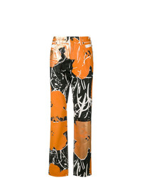 Мужские оранжевые джинсы с принтом от Calvin Klein 205W39nyc