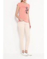 Оранжевые джинсы скинни от Emoi