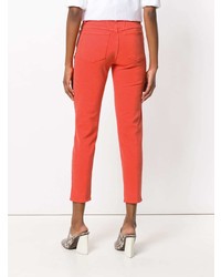 Оранжевые джинсы скинни от Closed