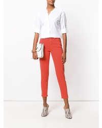 Оранжевые джинсы скинни от Closed