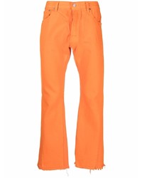 Мужские оранжевые джинсы от GALLERY DEPT.