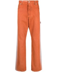 Мужские оранжевые джинсы от Heron Preston