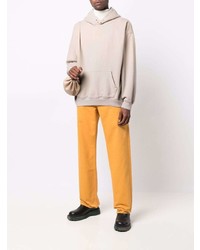 Мужские оранжевые джинсы от Heron Preston for Calvin Klein