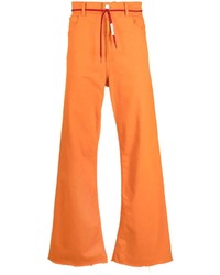 Мужские оранжевые джинсы от Marni