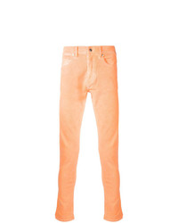 Мужские оранжевые джинсы от Paura