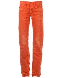 Мужские оранжевые джинсы от PRPS
