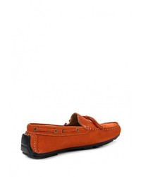 Мужские оранжевые замшевые мокасины от Moza-X