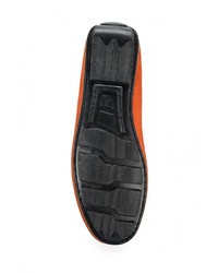 Мужские оранжевые замшевые мокасины от Moza-X