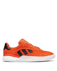 Мужские оранжевые замшевые низкие кеды от adidas