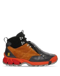 Мужские оранжевые замшевые повседневные ботинки от Burberry