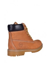 Мужские оранжевые замшевые рабочие ботинки от Greyder