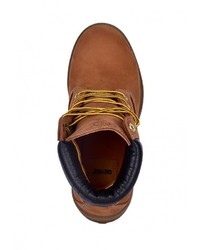 Мужские оранжевые замшевые рабочие ботинки от Greyder