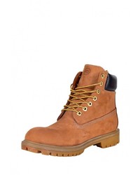 Мужские оранжевые замшевые рабочие ботинки от Greyder