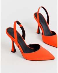 Оранжевые замшевые туфли от ASOS DESIGN