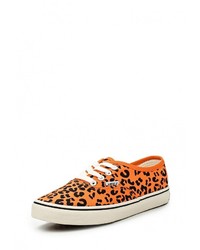 Женские оранжевые кеды от Andy-z