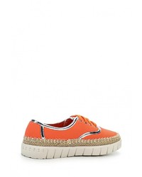 Женские оранжевые кеды от Ideal