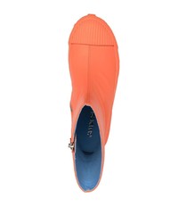 Мужские оранжевые кожаные ботинки челси от CamperLab