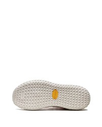 Мужские оранжевые кожаные низкие кеды от Brand Black