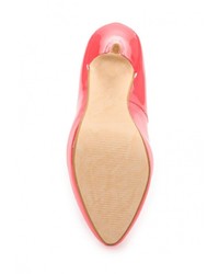 Оранжевые кожаные туфли от Anne Michelle