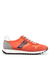 Мужские оранжевые кроссовки от Blauer