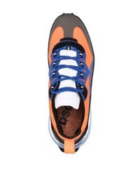Мужские оранжевые кроссовки от DSQUARED2