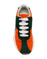 Женские оранжевые кроссовки от Marni