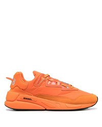 Мужские оранжевые кроссовки от Diesel