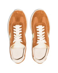 Мужские оранжевые кроссовки от VISVIM