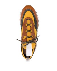 Мужские оранжевые кроссовки от Salvatore Ferragamo