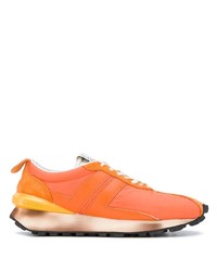 Мужские оранжевые кроссовки от Lanvin
