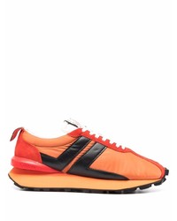Мужские оранжевые кроссовки от Lanvin