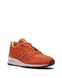 Мужские оранжевые кроссовки от New Balance