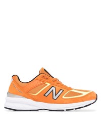 Мужские оранжевые кроссовки от New Balance