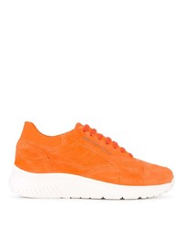 Мужские оранжевые кроссовки от Philipp Plein