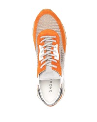 Мужские оранжевые кроссовки от Ghoud