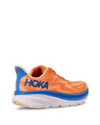 Мужские оранжевые низкие кеды от Hoka One One