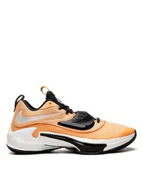 Мужские оранжевые низкие кеды от Nike