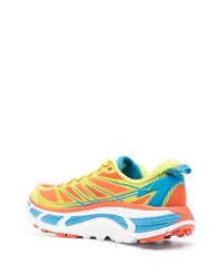 Мужские оранжевые низкие кеды от Hoka One One