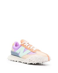 Мужские оранжевые низкие кеды от New Balance