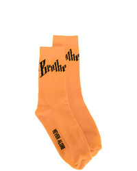Мужские оранжевые носки от Blood Brother