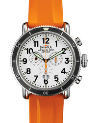 Оранжевые резиновые часы