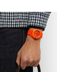 Мужские оранжевые резиновые часы от Bamford Watch Department