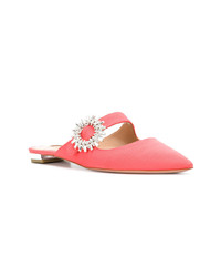 Оранжевые сабо от Aquazzura