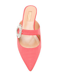 Оранжевые сабо от Aquazzura