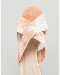 Оранжевые сабо от Asos