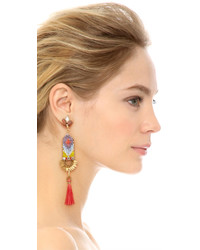 Оранжевые серьги от Deepa Gurnani