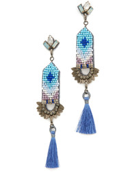 Оранжевые серьги от Deepa Gurnani